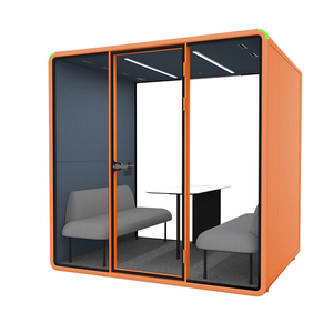 Cabine de bureau acoustique insonorisée pour discussion privée entre 4 personnes, idéale pour les startups - Product Image 1