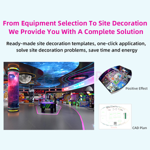 เครื่องเล่นเกมฮอกกี้อากาศแบบหยอดเหรียญ ราคาโรงงาน Funspace สำหรับศูนย์เกมในร่ม - Product Image 5