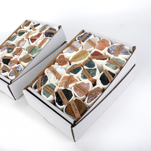 Wholesale Natural Raw Crystal Rough Mixed Color Stone Gift <b>Box</b> with Stone Name - Product Image 4