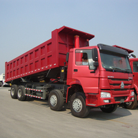 Camion benne Howo d'occasion à faible kilométrage, moteur diesel 6x4, véhicule benne robuste pour le marché africain