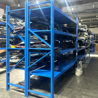 Étagères d'entrepôt en acier de moyenne capacité sur mesure, sans boulons, capacité 200-500 kg/niveau, protection ESD, conception 3D gratuite sur site