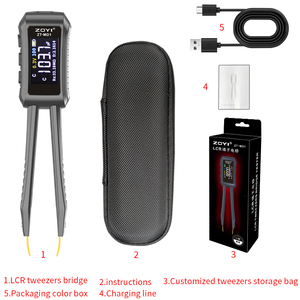 Testeur de pont à pincettes numérique ZT-MD1 – Mini pincettes numériques – Compteur portable - Product Image 5