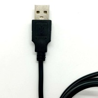 Kabel Data PVC 1 Meter USB-A Male Single-head 2-konduktor Berpelindung Timah Kelas A Produksi Pabrik, Pengisian Daya Arus Tinggi