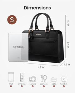 Borsa tote di lusso in similpelle LOVEVOOK da donna, borsa a tracolla alla moda, borsa da donna per shopping, viaggi e lavoro. - Product Image 5
