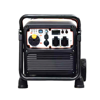Générateur inverseur essence AC-DC-AC 4 temps de type ouvert TAVAS H4500ID 220V 4kW 5kVA 50Hz avec carburateur, compatible parallèle