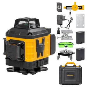 <span class=keywords><strong>Niveau</strong></span> <span class=keywords><strong>laser</strong></span> à lignes croisées rechargeable avec base magnétique pour cloisons sèches et travaux de rénovation domiciliaire - Product Image 5