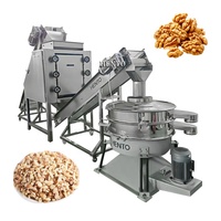 RVS pinda-kruimelmachine / pinda-vermaalmachine / machine voor het maken van pindapoeder