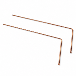 Kit de baguettes de radiesthésie Feng Shui pour le défrichement des terres et l'évaluation énergétique des maisons, instrument de divination en cuivre, exportateur - Product Image 3