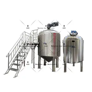 Hoge Kwaliteit 1000 Liter Hars Metanol Industriële Heater Biodiesel Agitator Aerobio Mixer Reactor