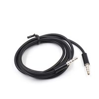 Nouveau câble audio 4 pôles 1m 3.5mm mâle à mâle enregistrement voiture Aux cordon audio casque cordon de connexion câble d'extension MP3