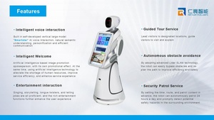 Robot de Recepción Humanoide Ren Huan AMY para Tiendas Minoristas, Servicio de Bienvenida Comercial, Pantalla de 21.5 Pulgadas, Soporte Multi-idioma, LDS Slam - Product Image 4