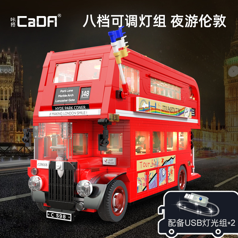 C59008 Bus touristique vintage de Londres