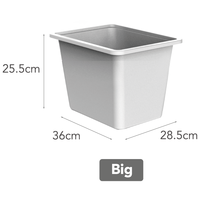 Organisateur de rangement pour jouets à 2 tiroirs Grande boîte en plastique avec couvercle Ensemble de grands bacs de rangement