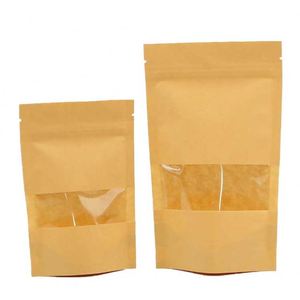 <b>Biodegradable</b> Laminated Stand up Ziplock Kraft <b>Paper</b> Food Packaging Bags for Pizza & Milk - Product Image 4