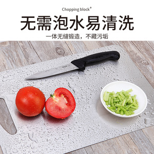 Tabla de Cortar Rectangular de Acero Inoxidable 304 Dongguan, Resistente al Moho, Apta para Lavavajillas, Tabla de Picar Engrosada CX 001 - Product Image 5