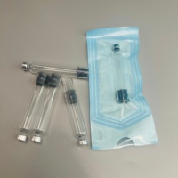 Flacon cartouche en verre borosilicate stérile de 3 ml, flacon cassette anti-fuite avec base noire, personnalisable OEM pour stylo d'injection esthétique