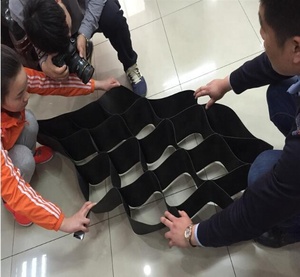 HDPE sỏi ổn định lưới <span class=keywords><strong>geocell</strong></span> cho đường lái xe truyền thống nhựa đóng gói thắt lưng wantong textired đục mịn yêu cầu - Product Image 4