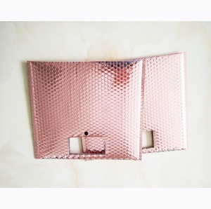 Sac à bulles personnalisé en or Rose, 50 pièces, métallique, avec poignée - Product Image 4
