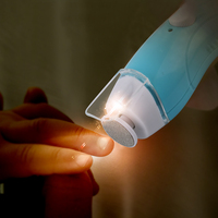 YOUHA Vente en gros Coupe-ongles pour bébé avec lumière nocturne Design silencieux Ensemble de manucure électrique rechargeable pour bébé de haute qualité