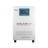 Régulateur de tension triphasé 30 KVA entièrement automatique avec technologie SVC à enroulement en cuivre et contrôle par servomoteur 50 Hz