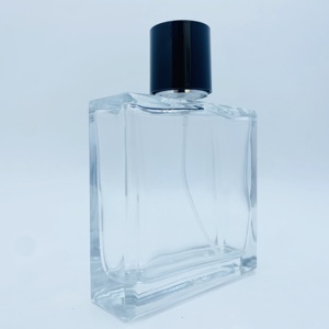 Botella de Perfume Vacía de Vidrio de Lujo de 100 ml con Tapa de Plástico para Creaciones de Fragancias DIY en el Cuidado Personal, Inspirada en Dubái - Product Image 2