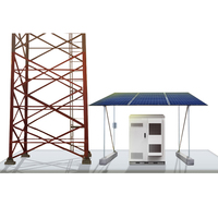 10kw armoire télécom boîtier métallique panneau solaire système d'énergie alimentation hors réseau station armoire système d'alimentation