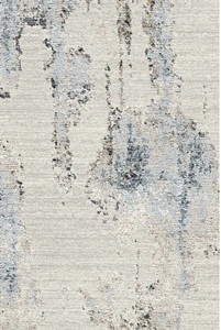 Tapis d'intérieur abstrait en soie/laine tufté à la main, style vintage vieilli, avec base en latex neutre, pour salon, chambre et hôtel - Product Image 3