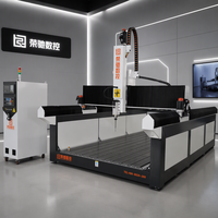 Machine de fraisage CNC à 3 axes de précision Rongchi pour le post-traitement des modèles imprimés en 3D, le travail des panneaux en époxy, des panneaux en aramide et des panneaux en nid d'abeille