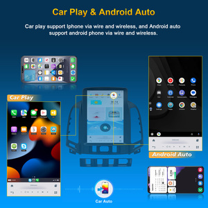 Autoradio Android 10,4 pouces pour Hyundai Santa Fe 2006-2012, CarPlay sans fil, Android Auto, navigation GPS, DSP - Product Image 5