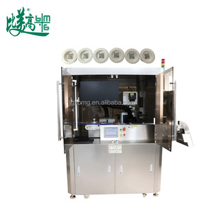 Machine de marquage laser UV automatique pour bouchons de bouteilles de lait avec codage de codes QR en ligne et système d'inspection et de rejet intelligent par vision - Product Image 6
