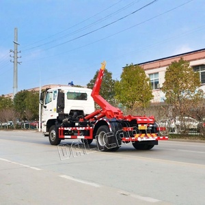 HOWO braccio telescopico Mobile costruzione immondizia 4x2 12 metri cubi braccio gancio camion della spazzatura - Product Image 6