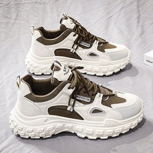 Zapatillas Deportivas Blancas Transpirables de Verano para Hombre, Estilo Coreano, Modernas, Versátiles, Casuales, para Correr, Tipo Dad Shoes - Product Image 5