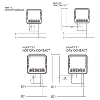 Module d'interrupteur intelligent Larkkey Tuya Smart Life Dry Contact 16A Zigbee 2.4GHz, relais 220V pour système de maison intelligente Alexa/Google Home