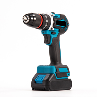 Perceuse-visseuse à percussion sans fil 20V avec mandrin métallique 13mm et moteur sans balais au lithium, ensemble neuf, support OEM, vente en gros