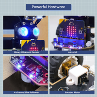 Hiwonder Nexbit Microbit Programmable Télécommande AI Vision Smart Robot Car Kit STEM Education Starter Robotic Kits