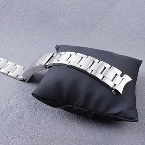 Bracelet de montre de luxe professionnel <span class=keywords><strong>Seiko</strong></span> 5 SNK361 18 mm réglable avec fermoir déployant en acier inoxydable 316L en argent - Product Image 6