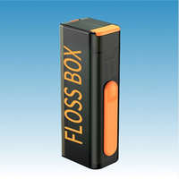 Boîte de rangement en plastique injecté carrée pour cure-dents, vente en gros Lohas, écologique, petite, portable, réutilisable