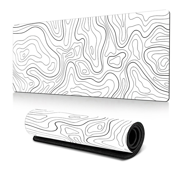 Super Hot Abstract Texture Mouse Pad Large Table Mat Line Table Mat Pattern Desk Mat Factory Wholesale