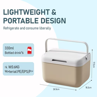 Glacière alimentaire économique personnalisable de 5 L - Glacière de camping portable imperméable avec maintien de la glace pendant 48 heures