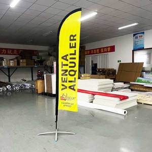 Venta Directa <span class=keywords><strong>de</strong></span> Fábrica, Banderas <span class=keywords><strong>de</strong></span> Plumas Personalizadas para Publicidad Exterior, Grandes Banderas <span class=keywords><strong>de</strong></span> <span class=keywords><strong>Marketing</strong></span> con Base, Asta y Bandera - Product Image 3
