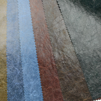 Tissu synthétique en cuir PU tissé KEJIA de haute qualité, 290 GSM, pour vêtements, robes et gants