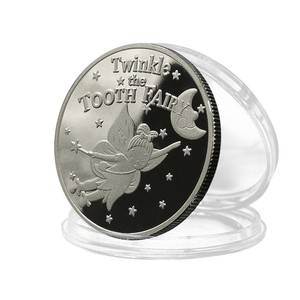Pièce <span class=keywords><strong>de</strong></span> monnaie en or <span class=keywords><strong>de</strong></span> la Fée des Dents, pièce commémorative porte-bonheur pour enfants, médaille commémorative pour l'é<span class=keywords><strong>change</strong></span> <span class=keywords><strong>de</strong></span> dents, cadeau, trésor, jouet d'anime, pièce <span class=keywords><strong>de</strong></span> monnaie <span class=keywords><strong>de</strong></span> jeu - Product Image 2
