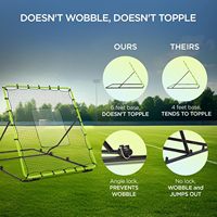 Filet de rebond portable pour balle de baseball, pare-chocs réglables sur trois niveaux, pliable, en acier, avec logo personnalisé