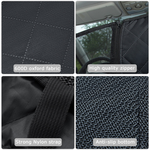 Pet Wholesale Universal Black Waterproof Pet Backseat Dog Car Seat <span class=keywords><strong>Housse</strong></span> <span class=keywords><strong>de</strong></span> <span class=keywords><strong>protection</strong></span> <span class=keywords><strong>pour</strong></span> siège arrière - Product Image 3