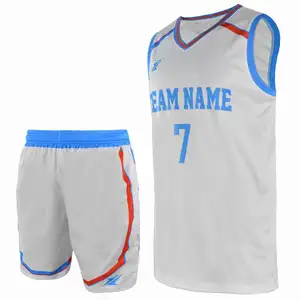 Professional Sublimation Custom Basketball Jersey With Number Latest Basket Ball Uniform