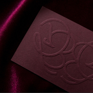 Tarjeta de Agradecimiento Empresarial de Lujo, Papel de Algodón con Logotipo Grabado Personalizado, 400g, Tarjeta de Boda - Product Image 1