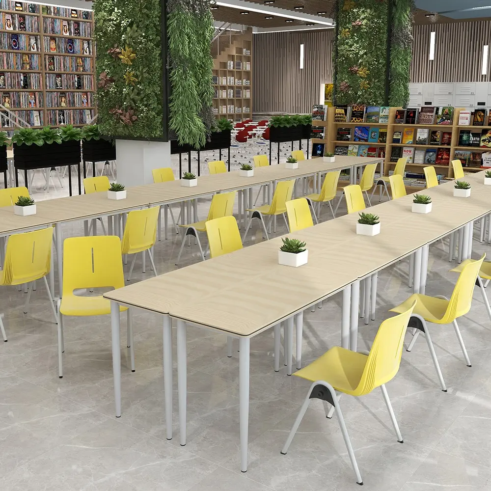 כיסא אימון בית ספר מקור מפעל רב תכליתי PP כיסא מוערם לספריה של כיסא לימוד לכיתה