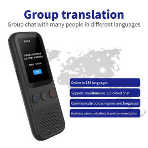 2025 S80 traduttore intelligente portatile a colori IPS Display <span class=keywords><strong>WiFi</strong></span> connettività 138 Online 18 lingua Offline AI dispositivo traduttore vocale - Product Image 5