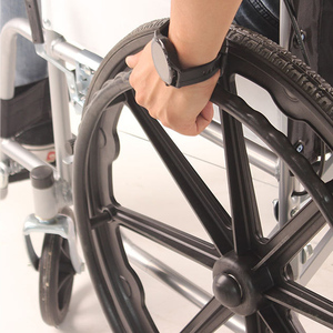 Fauteuil roulant pliable portable avec toilette <span class=keywords><strong>pour</strong></span> personnes âgées, fauteuils roulants manuels, équipement de réadaptation - Product Image 6