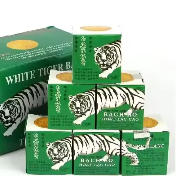 Vietnam tiger Balm Ointment for Soothing Rheumatism Itch Mosquito Muscle Body Ache tiger Balm White